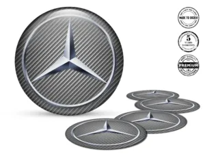 Mercedes Radaufkleber Stil Rennsport-Silikon-Badges